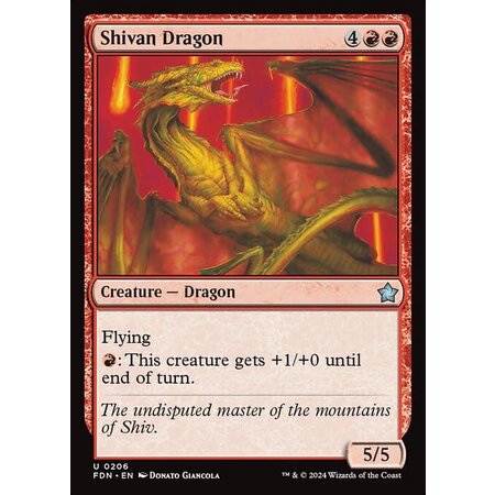 Shivan Dragon - Foil