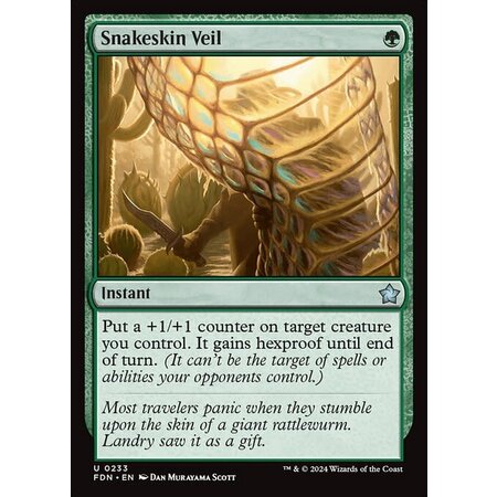 Snakeskin Veil - Foil
