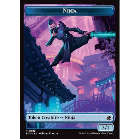 Ninja Token (FDN) - Foil