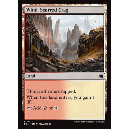 Wind-Scarred Crag - Foil