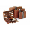 Backgammon - 18" Brown w/ Stripes