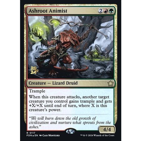 Ashroot Animist - Foil - Prerelease Promo