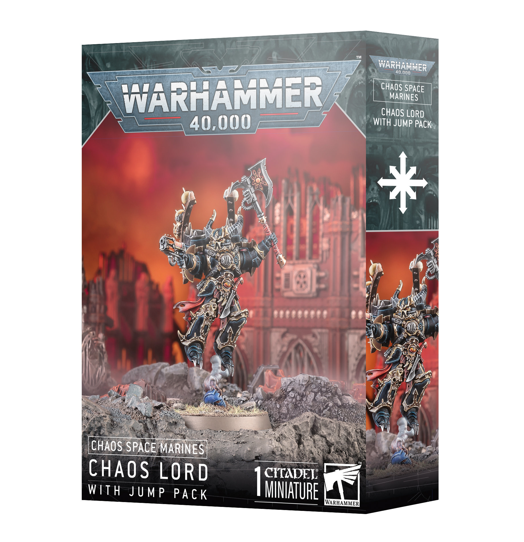 Warhammer 40,000: Chaos Space Marines - Chaos Lord With Jump Pack