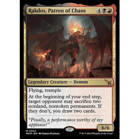 Rakdos, Patron of Chaos - Foil