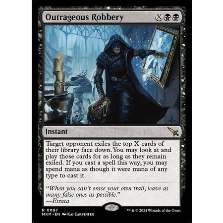 Outrageous Robbery - Foil
