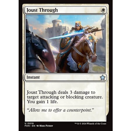 Joust Through