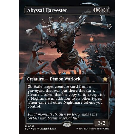 Abyssal Harvester - Mana Foil