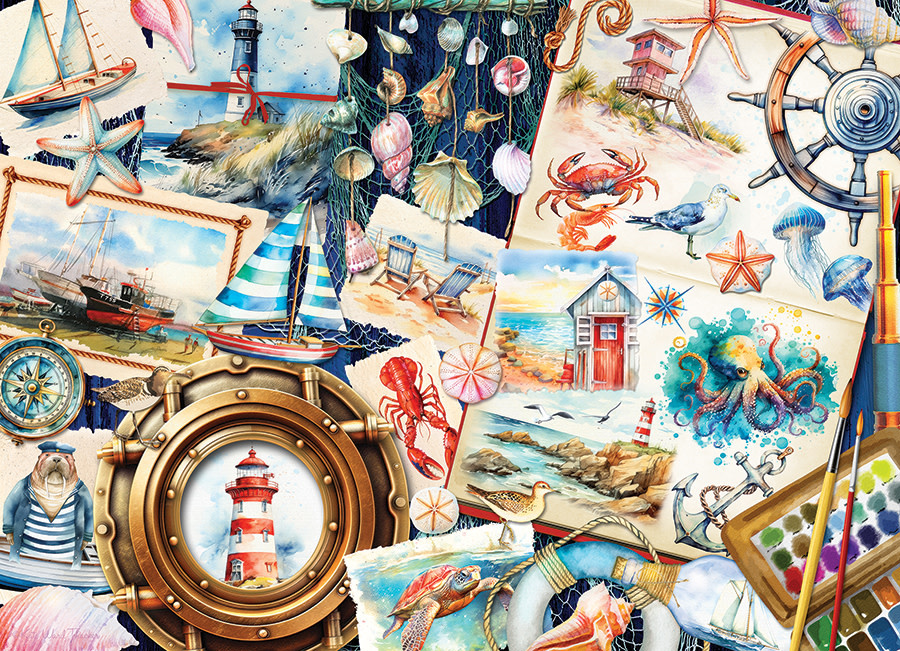 1000 - Seashore Sketchbook
