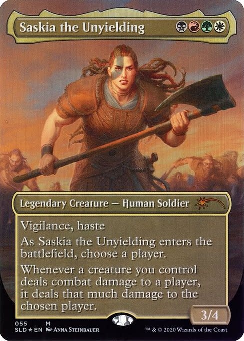 Saskia the Unyielding - Foil