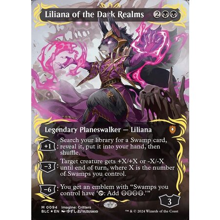 Liliana of the Dark Realms - Raised Foil