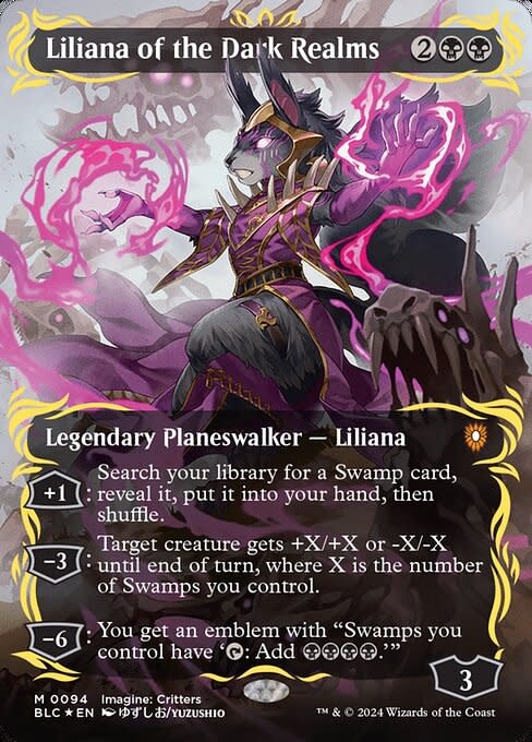 Liliana of the Dark Realms - Raised Foil
