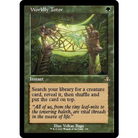 Worldly Tutor - Foil