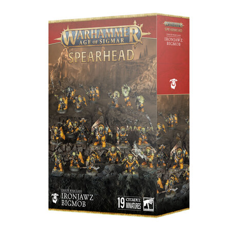 Warhammer Age of Sigmar: Spearhead: Orruk Warclans Ironjawz Bigmob