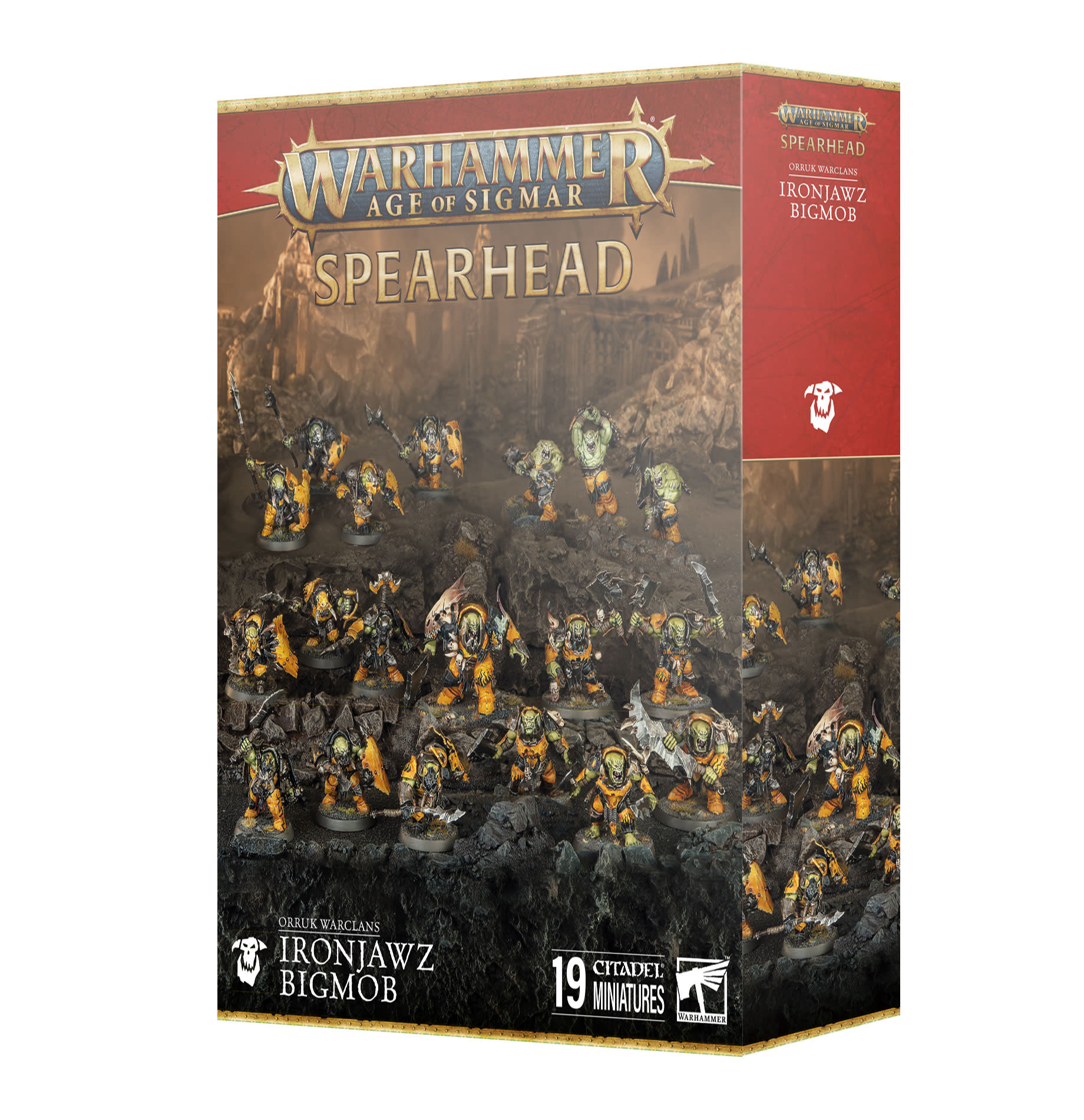 Warhammer Age of Sigmar: Spearhead: Orruk Warclans Ironjawz Bigmob