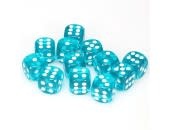 CHX 23615 Translucent Teal w/White D6