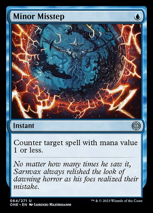 Minor Misstep - Foil