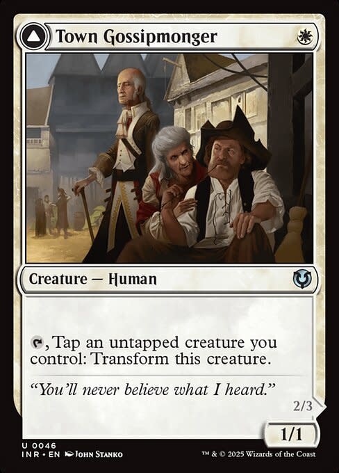 Town Gossipmonger - Foil