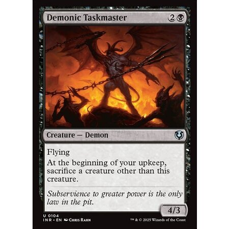 Demonic Taskmaster - Foil