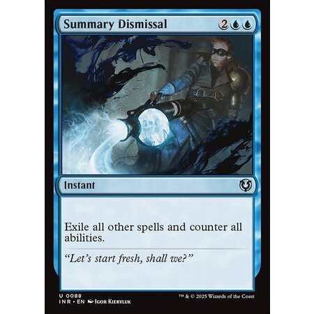 Summary Dismissal - Foil