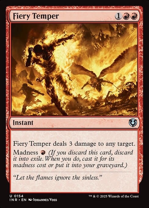 Fiery Temper - Foil