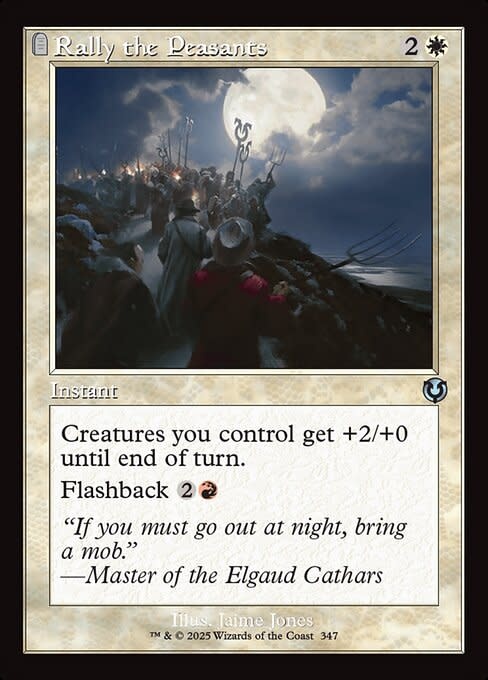 Rally the Peasants - Foil