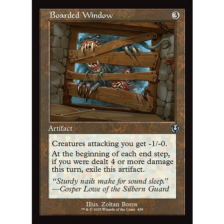 Boarded Window - Foil