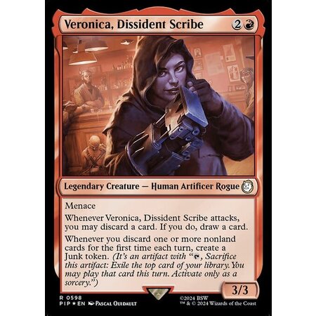Veronica, Dissident Scribe - Surge Foil