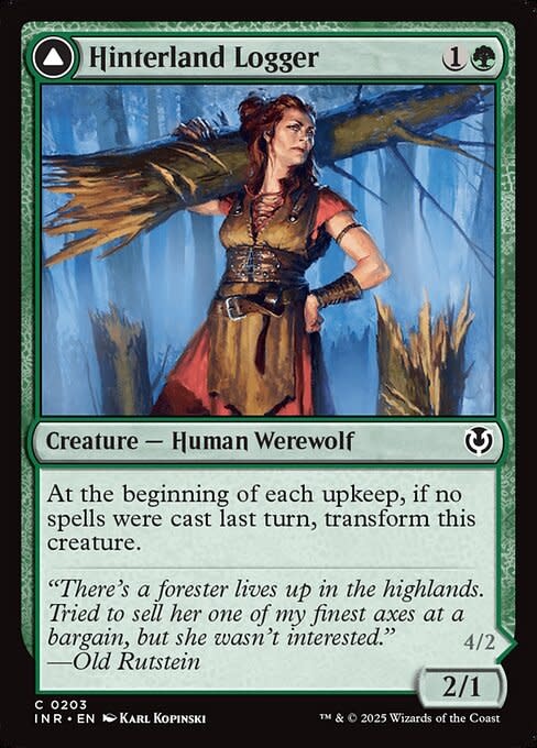 Hinterland Logger - Foil