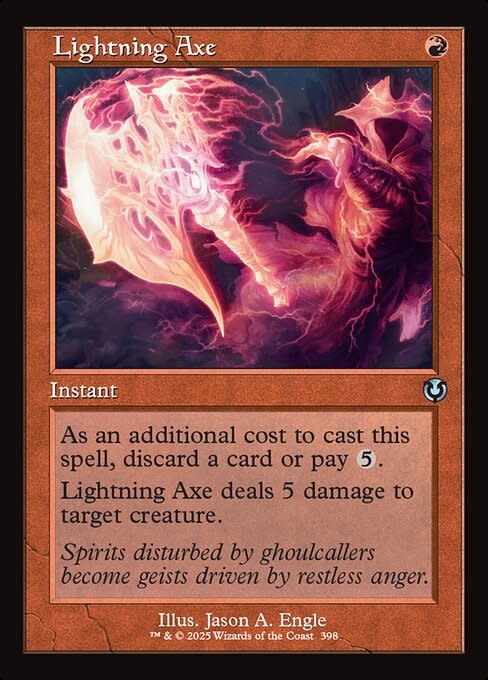Lightning Axe - Foil