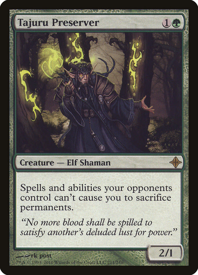 Tajuru Preserver (Damaged - Smoke Odor)