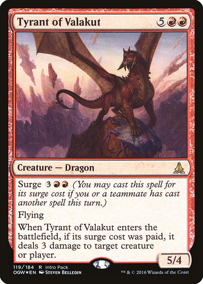Tyrant of Valakut - Foil - Intro Pack Promo