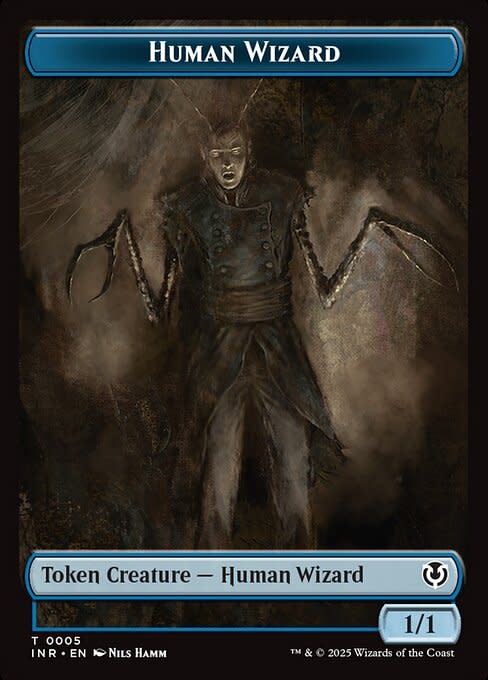 Human Wizard Token (INR) - Foil