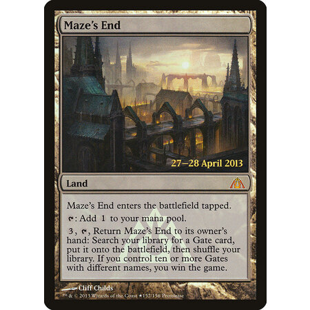 Maze's End - Foil - Prerelease Promo