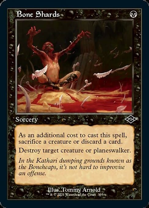 Bone Shards - Foil-Etched