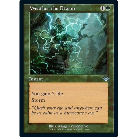 Weather the Storm - Foil-Etched