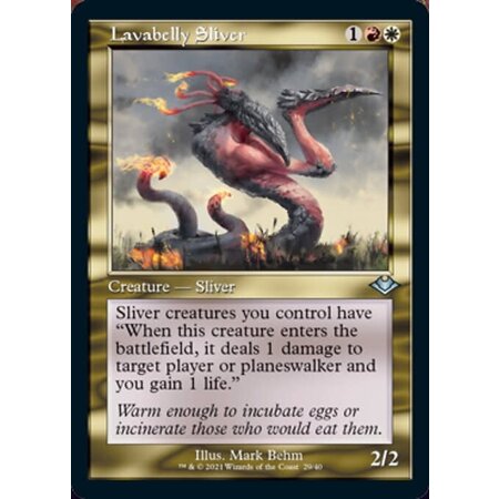 Lavabelly Sliver - Foil-Etched