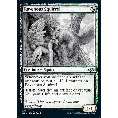 Ravenous Squirrel - Foil