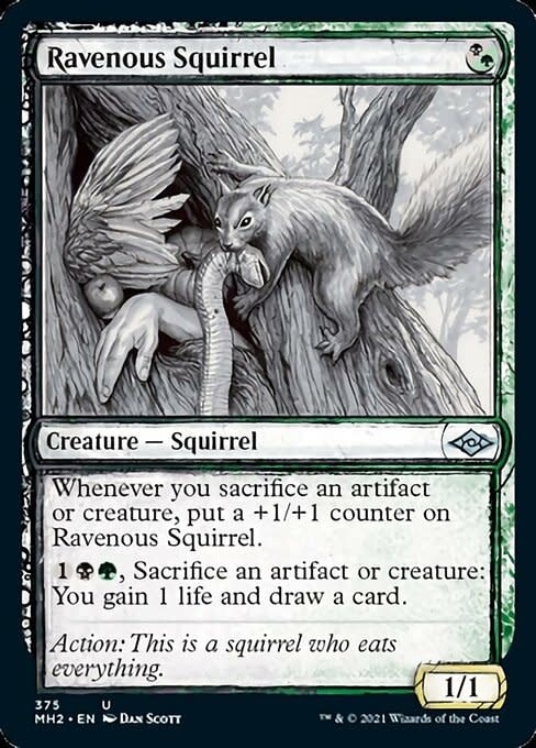 Ravenous Squirrel - Foil