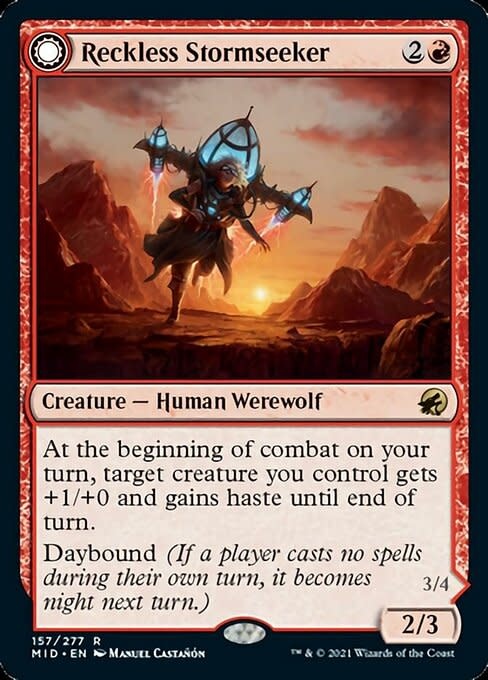 Reckless Stormseeker - Foil