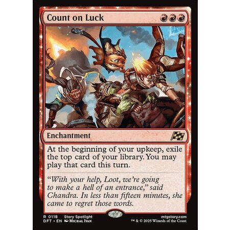 Count on Luck - Foil