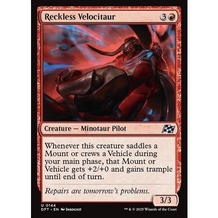 Reckless Velocitaur - Foil