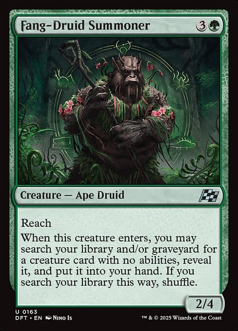 Fang -Druid Summoner - Foil