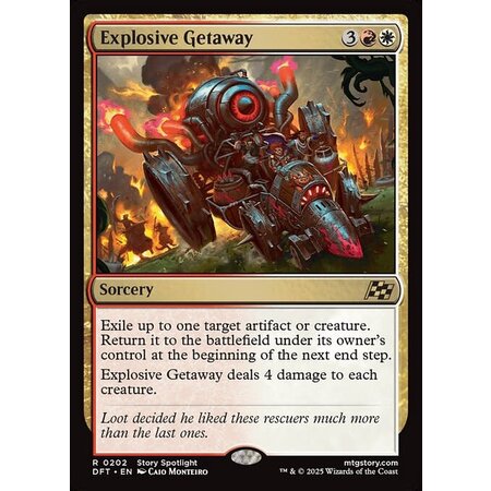 Explosive Getaway - Foil