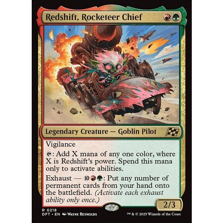 Redshift, Rocketeer Chief - Foil