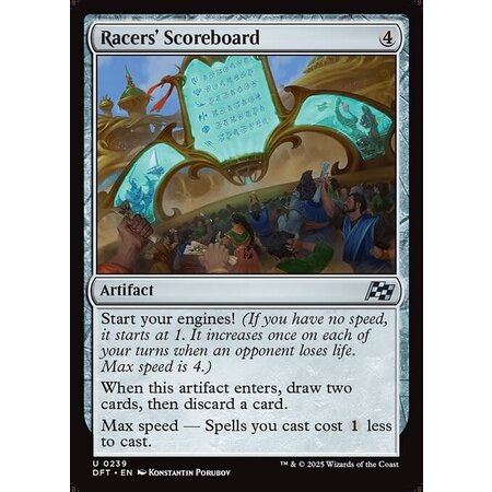Racers' Scoreboard - Foil
