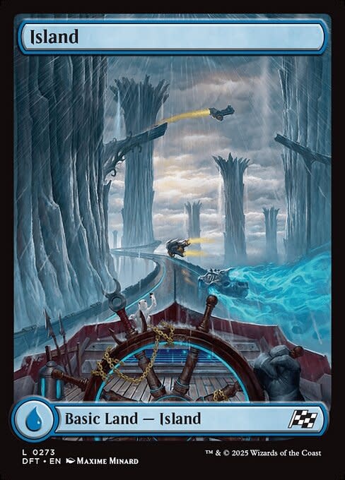 Island (273)  - Full Art - Foil