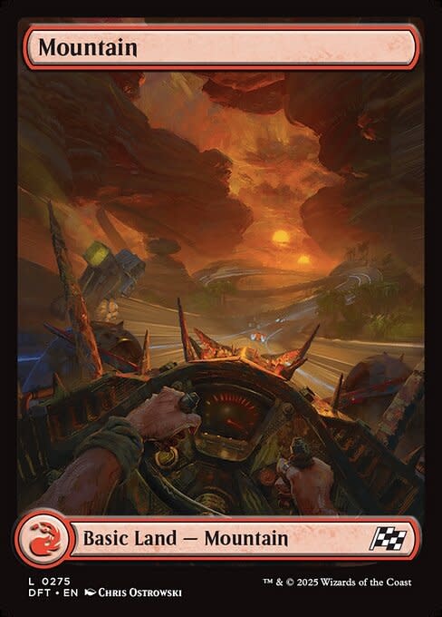 Mountain (275)  - Full Art - Foil