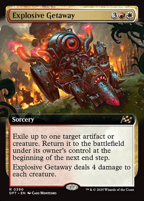 Explosive Getaway - Foil