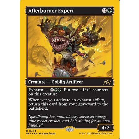 Afterburner Expert - First Place Foil