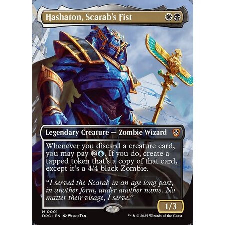 Hashaton, Scarab's Fist